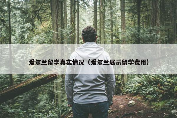 爱尔兰留学真实情况（爱尔兰展示留学费用）