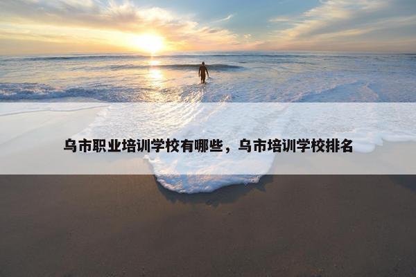 乌市职业培训学校有哪些，乌市培训学校排名