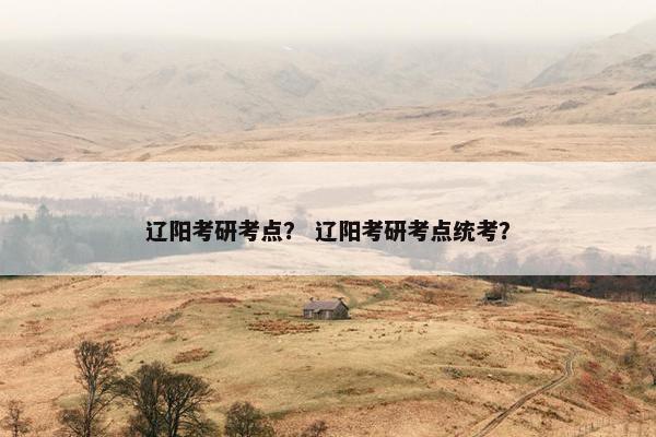 辽阳考研考点？ 辽阳考研考点统考？