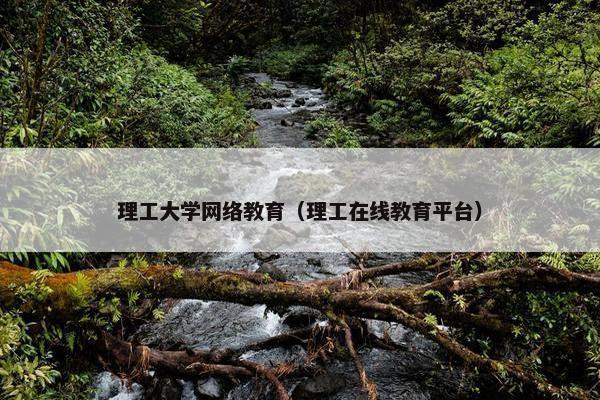 理工大学网络教育（理工在线教育平台）