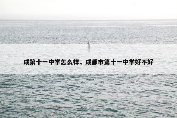 成第十一中学怎么样，成都市第十一中学好不好