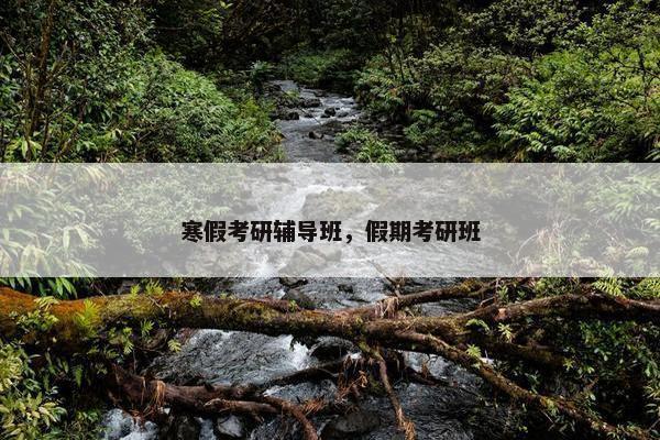 寒假考研辅导班，假期考研班