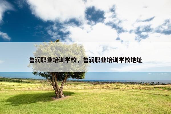 鲁润职业培训学校，鲁润职业培训学校地址