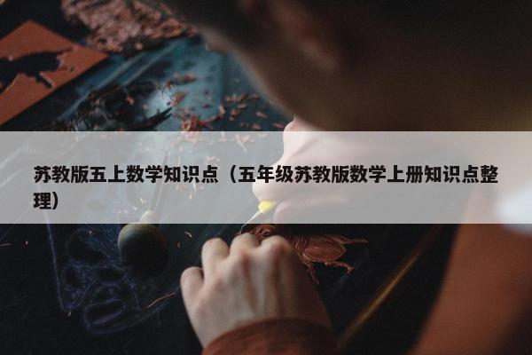 苏教版五上数学知识点（五年级苏教版数学上册知识点整理）