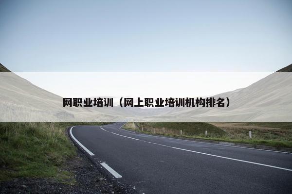 网职业培训（网上职业培训机构排名）