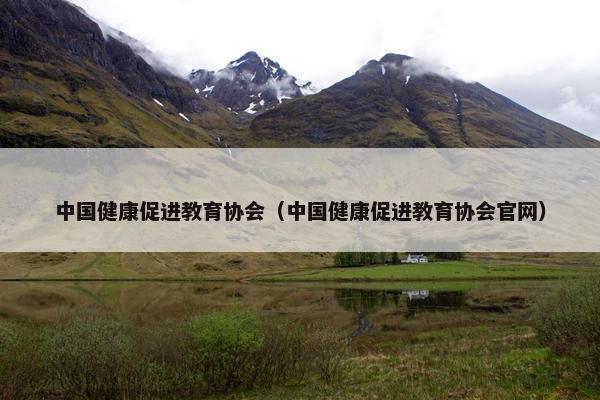 中国健康促进教育协会（中国健康促进教育协会官网）