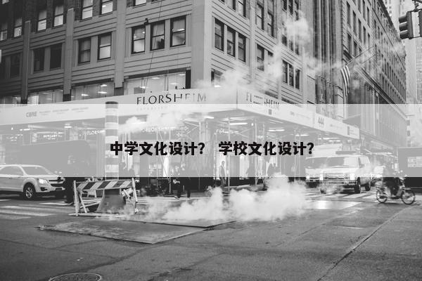 中学文化设计？ 学校文化设计？