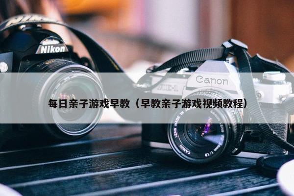 每日亲子游戏早教（早教亲子游戏视频教程）