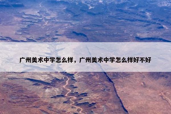 广州美术中学怎么样，广州美术中学怎么样好不好