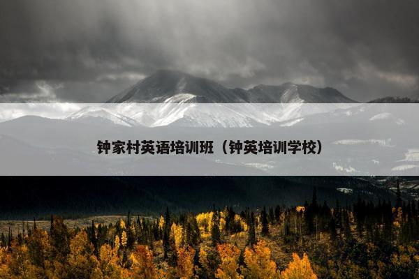钟家村英语培训班（钟英培训学校）