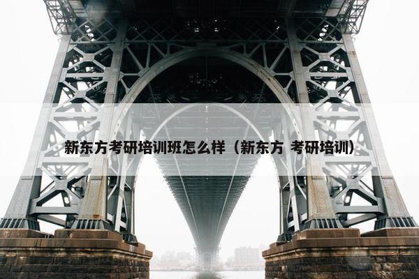 新东方考研培训班怎么样（新东方 考研培训）