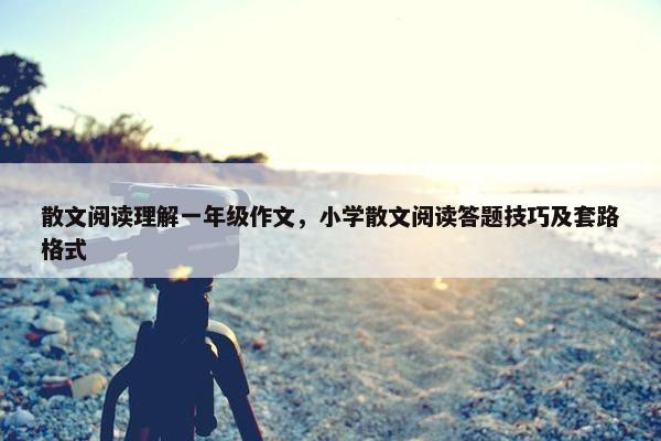 散文阅读理解一年级作文，小学散文阅读答题技巧及套路格式