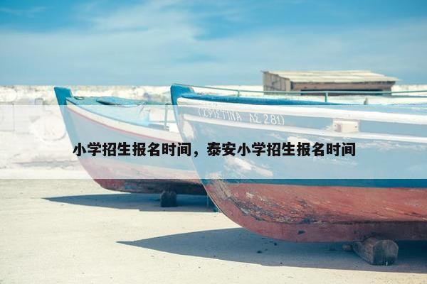 小学招生报名时间，泰安小学招生报名时间