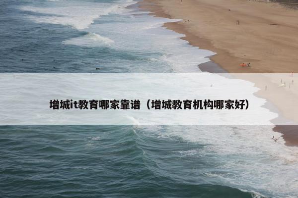 增城it教育哪家靠谱（增城教育机构哪家好）