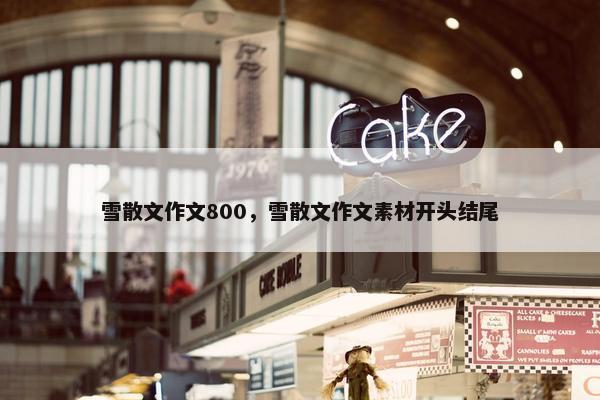 雪散文作文800，雪散文作文素材开头结尾