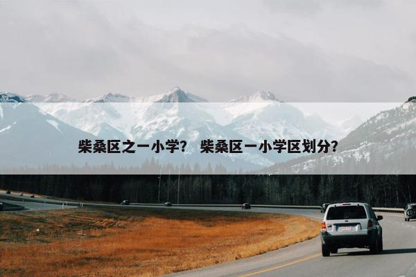 柴桑区之一小学？ 柴桑区一小学区划分？