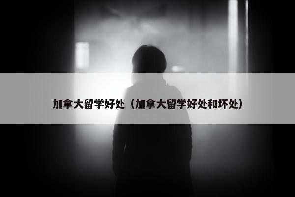 加拿大留学好处（加拿大留学好处和坏处）