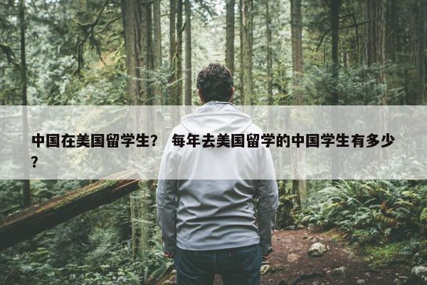 中国在美国留学生？ 每年去美国留学的中国学生有多少？