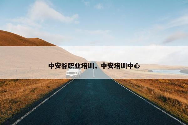 中安谷职业培训，中安培训中心