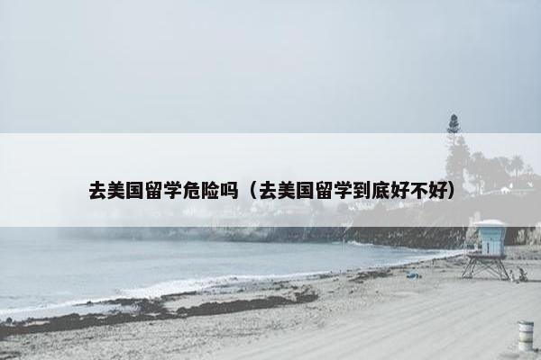 去美国留学危险吗（去美国留学到底好不好）