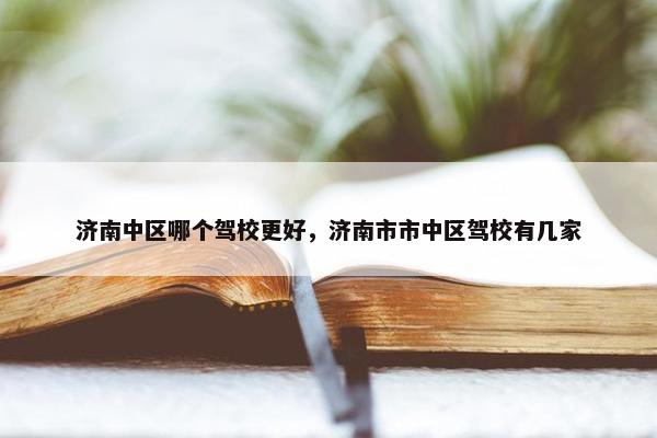 济南中区哪个驾校更好，济南市市中区驾校有几家