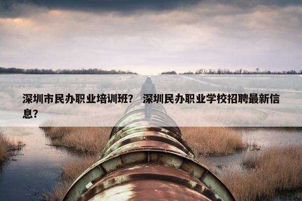 深圳市民办职业培训班？ 深圳民办职业学校招聘最新信息？