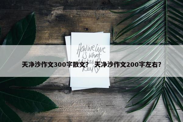 天净沙作文300字散文？ 天净沙作文200字左右？