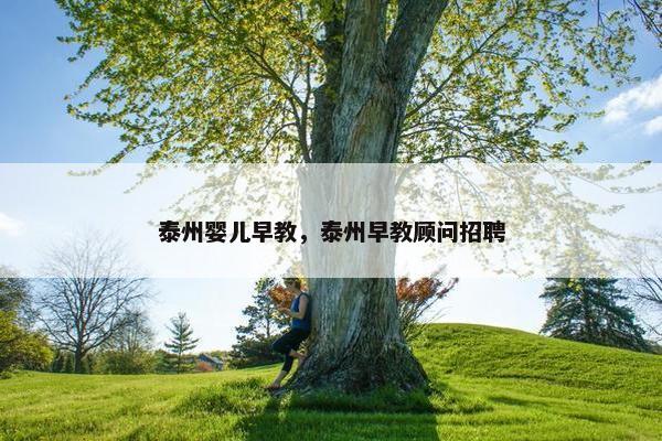 泰州婴儿早教，泰州早教顾问招聘