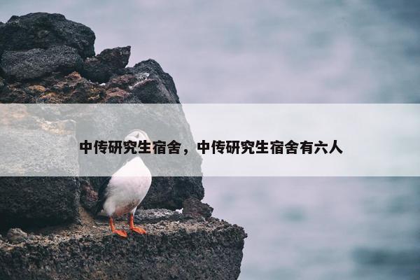中传研究生宿舍，中传研究生宿舍有六人