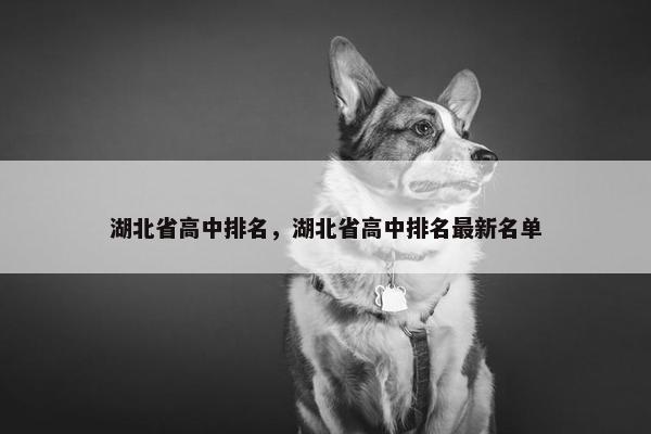 湖北省高中排名，湖北省高中排名最新名单