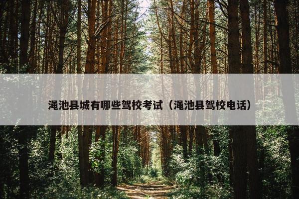 渑池县城有哪些驾校考试（渑池县驾校电话）