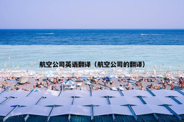 航空公司英语翻译（航空公司的翻译）