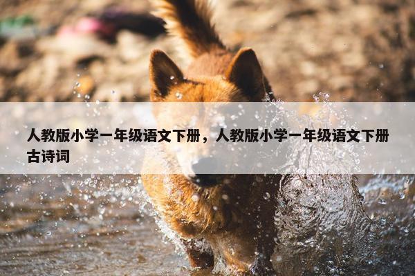 人教版小学一年级语文下册，人教版小学一年级语文下册古诗词