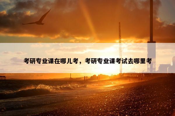 考研专业课在哪儿考，考研专业课考试去哪里考