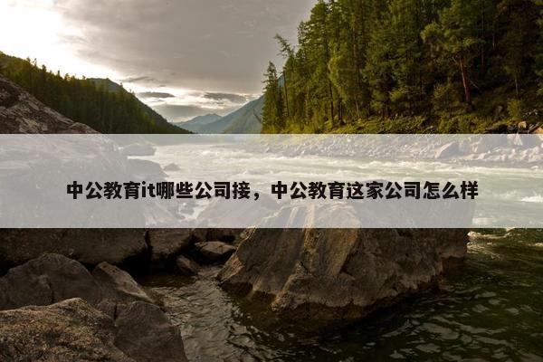 中公教育it哪些公司接，中公教育这家公司怎么样