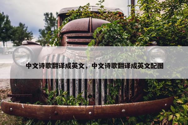 中文诗歌翻译成英文，中文诗歌翻译成英文配图