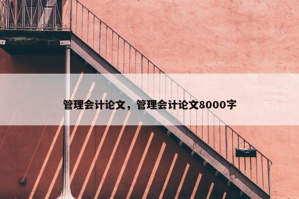 管理会计论文，管理会计论文8000字