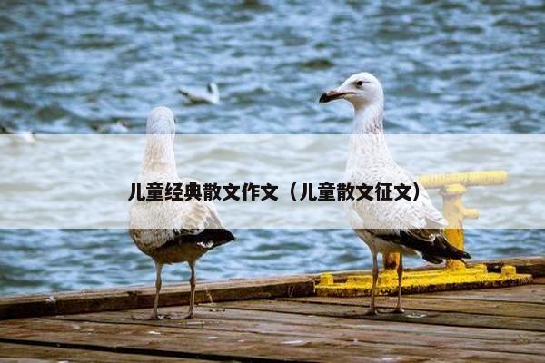 儿童经典散文作文（儿童散文征文）