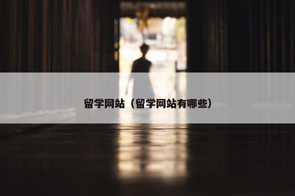 留学网站（留学网站有哪些）