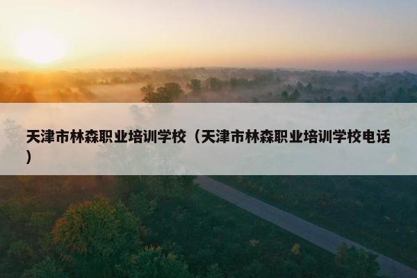 天津市林森职业培训学校（天津市林森职业培训学校电话）