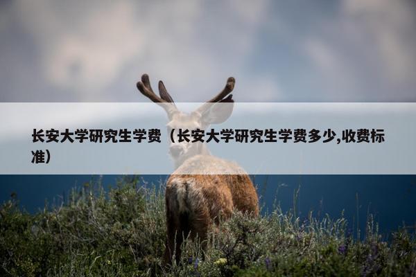长安大学研究生学费（长安大学研究生学费多少,收费标准）