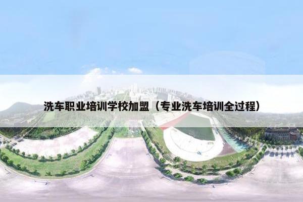 洗车职业培训学校加盟（专业洗车培训全过程）