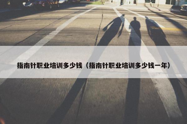 指南针职业培训多少钱（指南针职业培训多少钱一年）