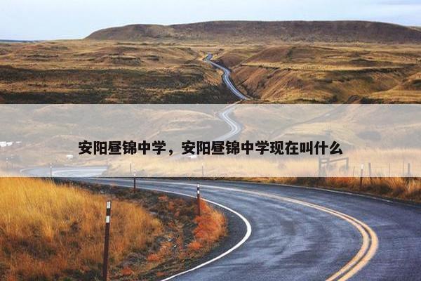 安阳昼锦中学，安阳昼锦中学现在叫什么