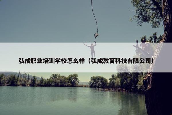 弘成职业培训学校怎么样（弘成教育科技有限公司）