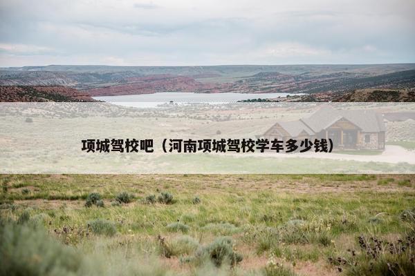 项城驾校吧（河南项城驾校学车多少钱）