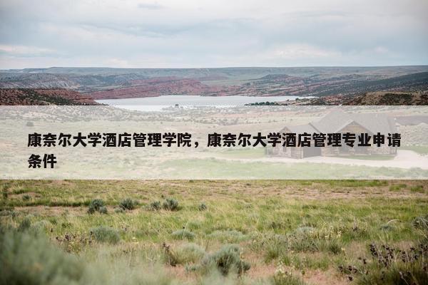 康奈尔大学酒店管理学院，康奈尔大学酒店管理专业申请条件