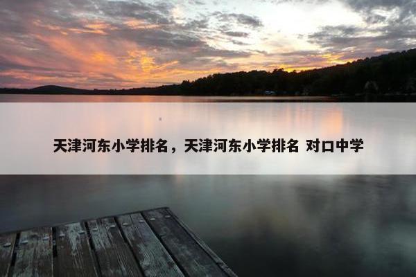 天津河东小学排名，天津河东小学排名 对口中学